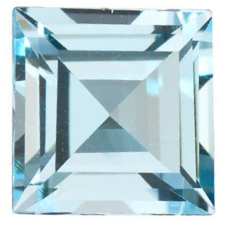 Natural Fine Sky Blue Topaz - Square Step - Brazil - Top Grade - NW Gems & Diamonds
