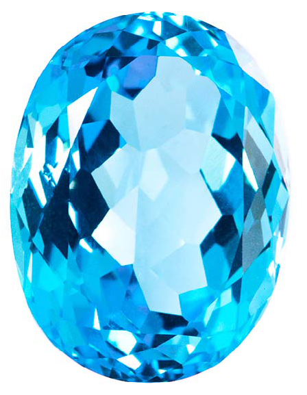Natural Fine Swiss Blue Topaz - Oval - Namibia - Top Grade - NW Gems & Diamonds
