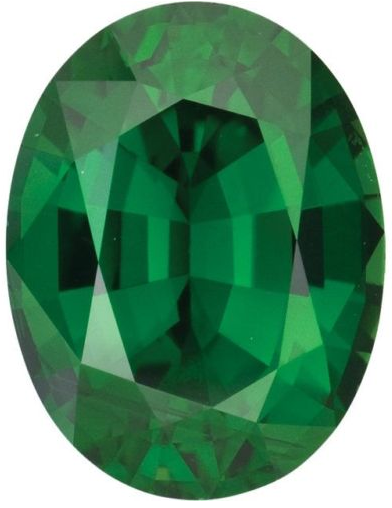 Natural Fine Vivid Green Chrome Tourmaline - Oval - Tanzania - Top Grade - NW Gems & Diamonds
