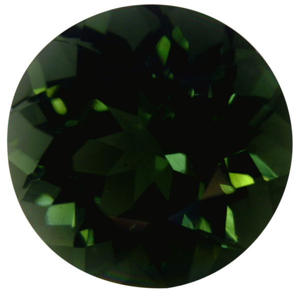 Natural Fine Deep Forest Green Tourmaline - Round - Sri Lanka - Top Grade - NW Gems & Diamonds
