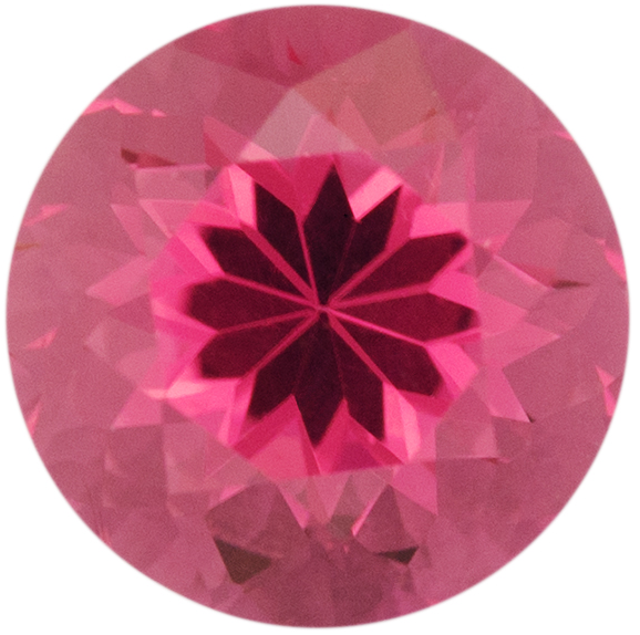 Natural Fine Hot Pink Tourmaline - Round - Sri Lanka - AAA Grade