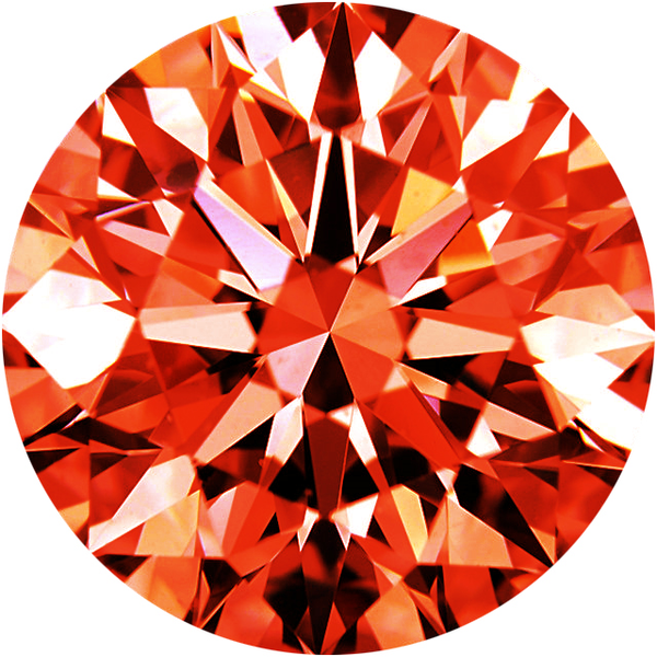 Parcel Natural Super Fine Carrot Orange Sapphire Melee - Round - AAAA Grade