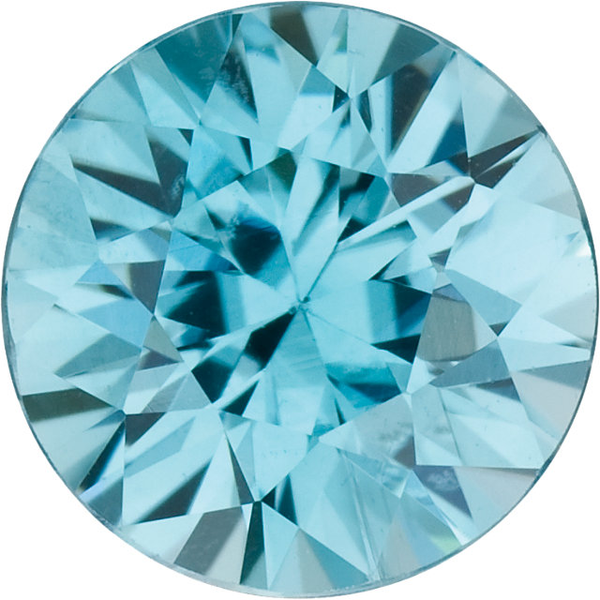 Natural Fine Sea Foam Blue Zircon - Round - Cambodia - Top Grade - NW Gems & Diamonds
