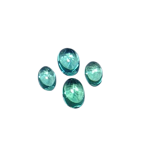 Natural Extra Fine Blue Apatite - Oval Cabochon - Brazil - AAA+ Grade