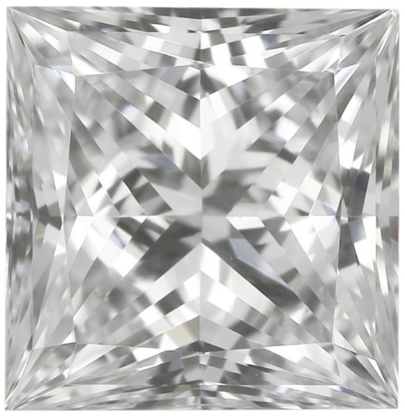 Natural Very Finest Diamond Melee - Square Princess - VVS2-VS1 - E-F - Precision Cut - Africa