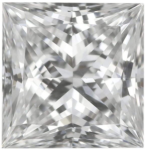 Natural Fine Diamond Melee - Square Princess - SI1-SI2 - F-G - Precision Cut - Africa