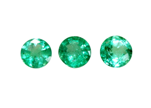 Natural Fine Green Emerald - Round - Zambia - AA+ Grade