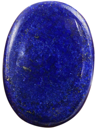 Natural Fine Rich Blue Lapis Lazuli - Oval Cabochon - Afghanistan - AAA Grade