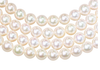Natural Extra Fine White Freshwater Pearl Strand - Round - China - AAA+ Grade
