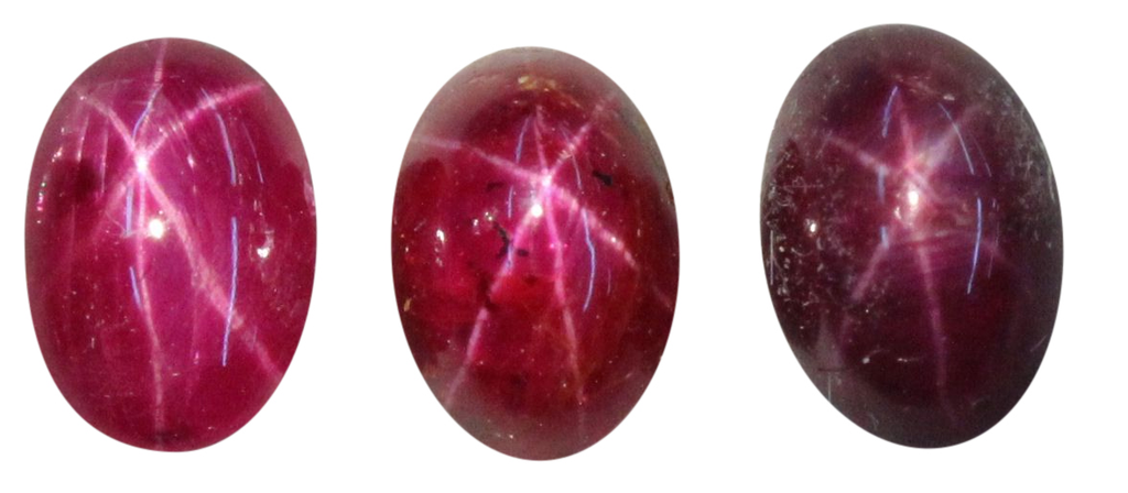 Natural Fine Rich Red Star Ruby - Oval Cabochon - AAA Grade - Unheated, Untreated