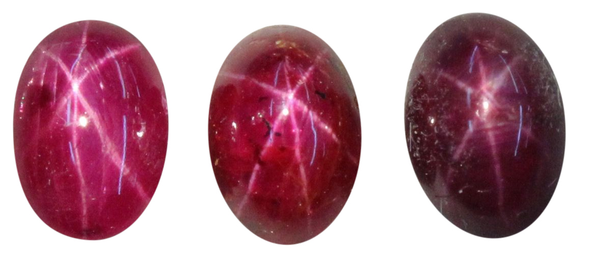 Natural Fine Rich Red Star Ruby - Oval Cabochon - AAA Grade - Unheated, Untreated - Africa