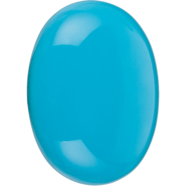 Natural Extra Fine Sleeping Beauty Turquoise - Oval Cabochon - USA - AAA+ Grade